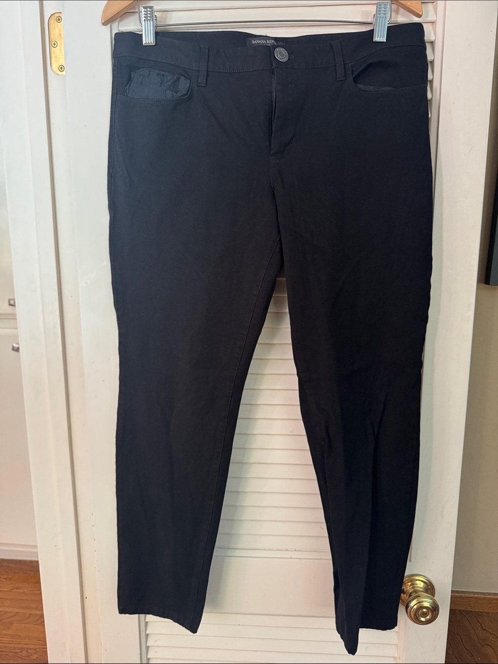 Banana Republic Black Sloan skinny cropped